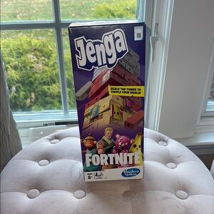 Hasbro Jenga Fortnite Edition - Purple, Red, Blue